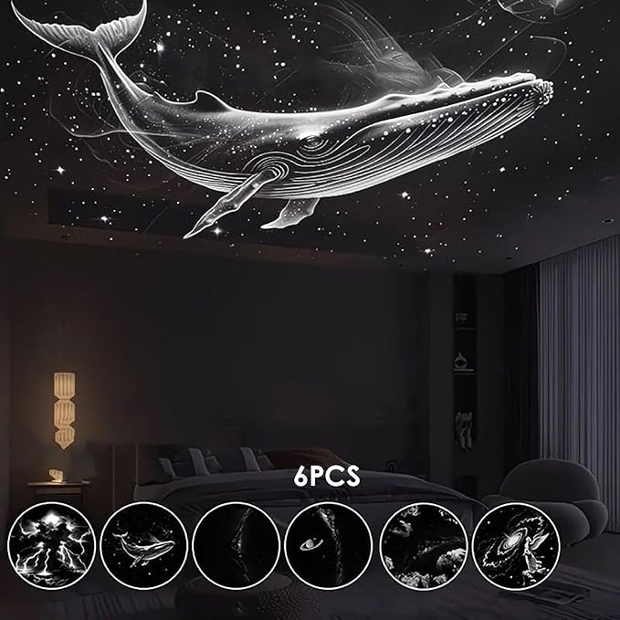 2-in-1 Galaxy 360° Projector with 12 Designs