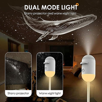 2-in-1 Galaxy 360° Projector with 12 Designs