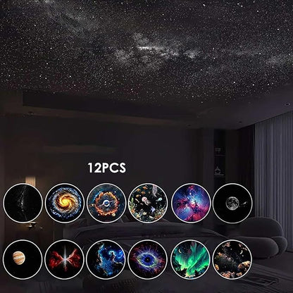 2-in-1 Galaxy 360° Projector with 12 Designs